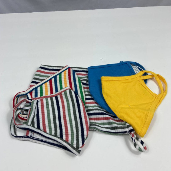 4/$25 NWOT Nordstrom striped fabric mask - Picture 1 of 1
